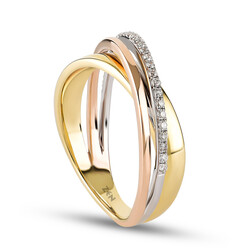 0.15 ct.Trisy Diamond Ring - 4