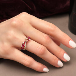 2.29 Carat Ruby Diamond Ring - Zen Diamond