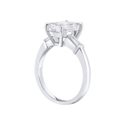 2.36 ct.HRD Certificated Octagon Solitaire Diamond Ring - 3