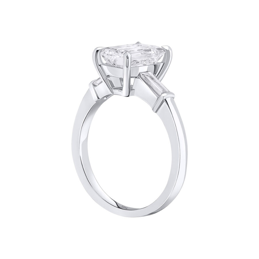 2.36 ct.HRD Certificated Octagon Solitaire Diamond Ring - 3