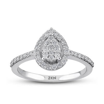 0.38 ct.Diamond Ring - 1