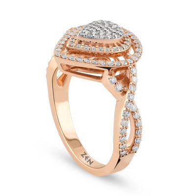 0.59 ct.Diamond Ring - 3