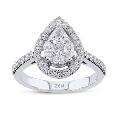 0.89 ct.Diamond Ring - 1