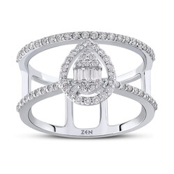 0.54 ct.Duet Diamond Ring - 1