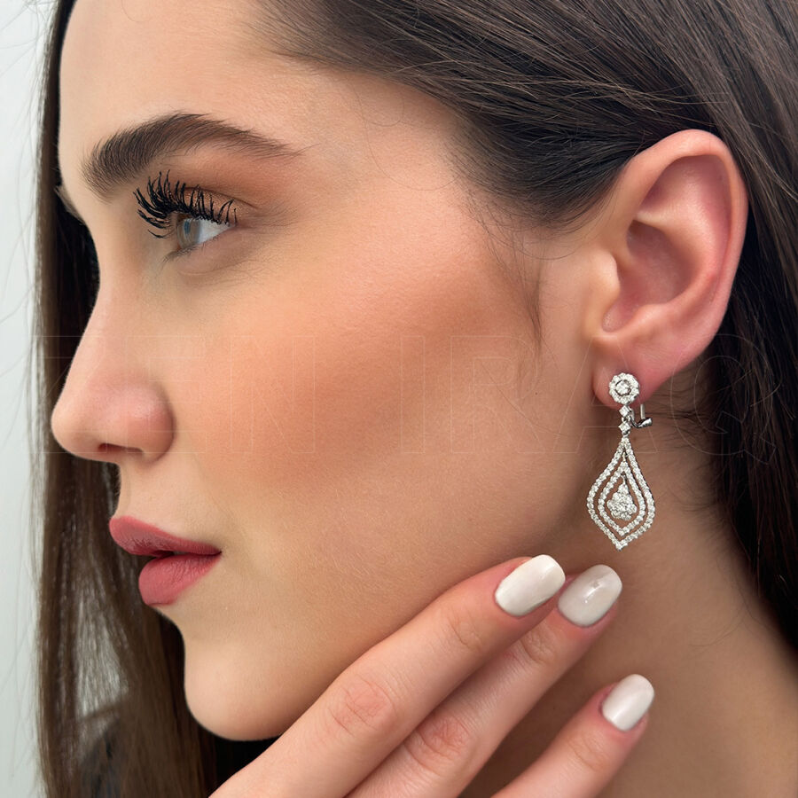 2.54 ct.Diamond Earrings - 1