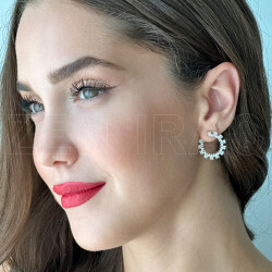 2.57 ct.Diamond Earrings - 1