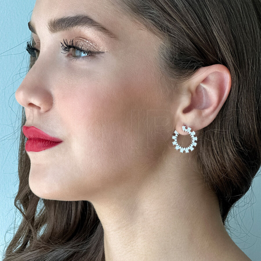 2.57 ct.Diamond Earrings - 2