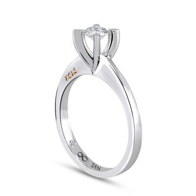 0.41 ct.Hera Solitaire Diamond Ring - 3