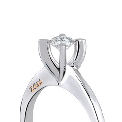 0.41 ct.Hera Solitaire Diamond Ring - 4