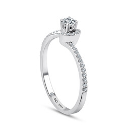 0.45 ct.Solitaire Diamond Ring - 3