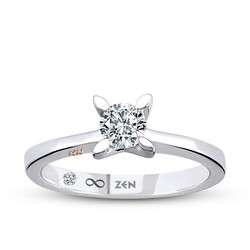 0.31 ct.Hera Solitaire Diamond Ring - 1