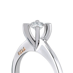 0.31 ct.Hera Solitaire Diamond Ring - 4