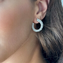 2.83 ct.Diamond Earrings - 2