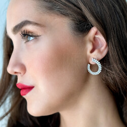 2.83 ct.Diamond Earrings - 1
