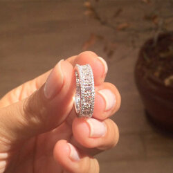 1.24 ct.Eternity Diamond Ring - 3