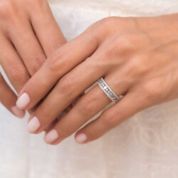 1.24 ct.Eternity Diamond Ring - Zen Diamond