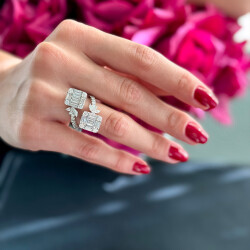 2.88 Carat Baguette Diamond Ring - 2