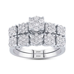 0.77 ct.Twins Diamond Ring - 1