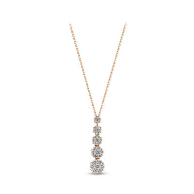 0.66 ct.Reina Diamond Pendant - 1