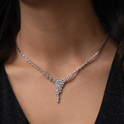 2.15 ct.Diamond Necklace - 1