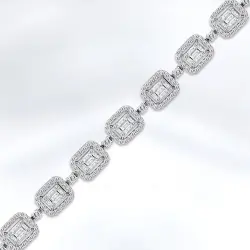 4.75 ct.Baguette Diamond Bracelet - 3
