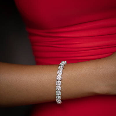 5.95 ct.Diamond Bracelet - 2