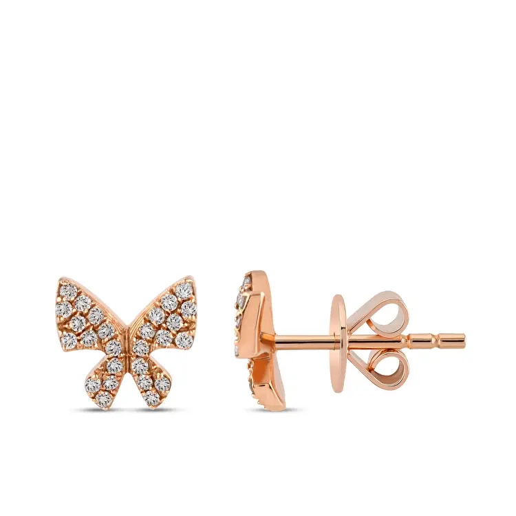 0.14 ct.Diamond Earrings - 2