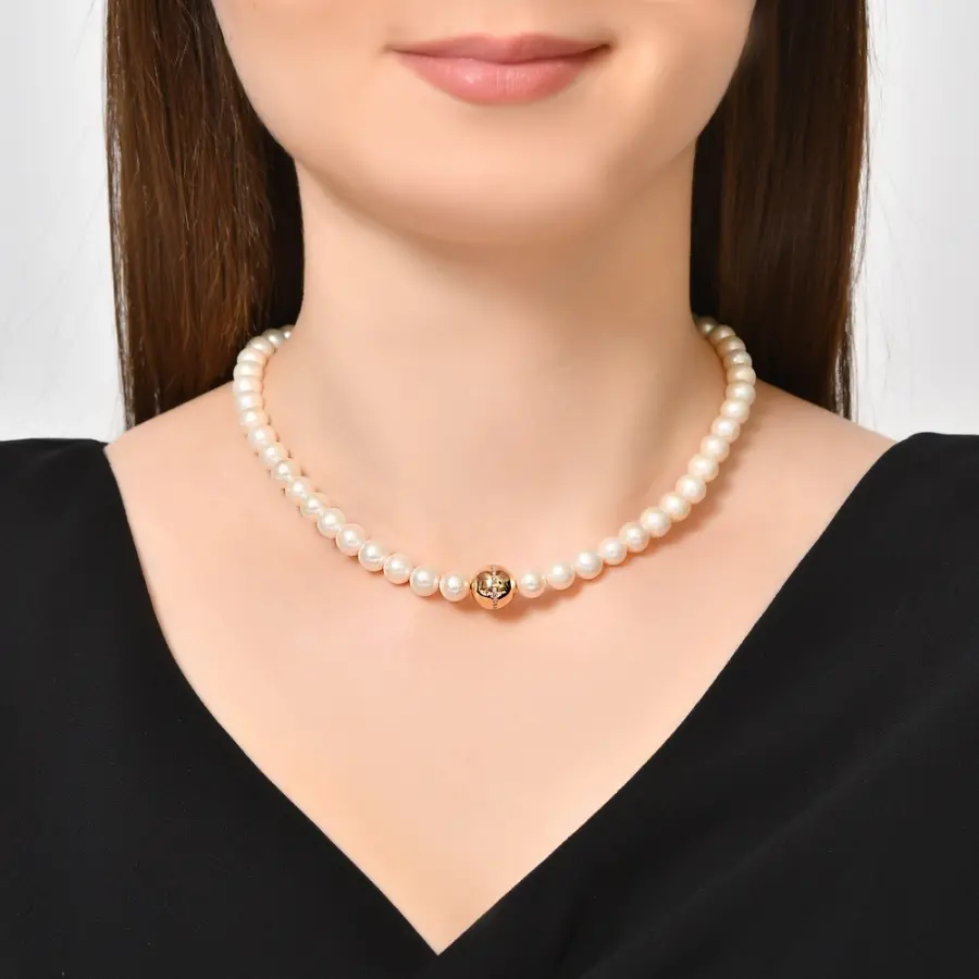 31.78 ct.Pearl Diamond Pendant - 3