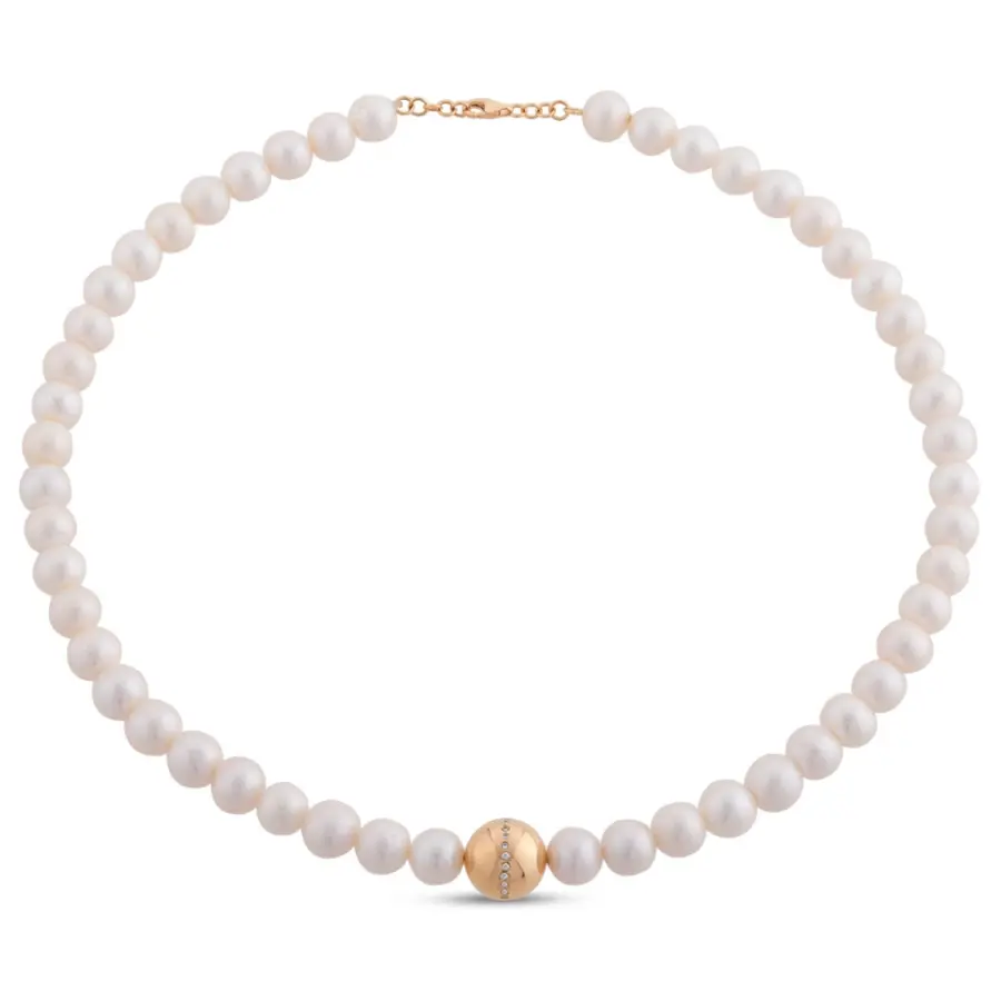 31.78 ct.Pearl Diamond Pendant - 2