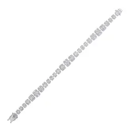 4.56 ct.Baguette Diamond Bracelet - 2