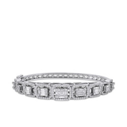 3.24 ct.Baguette Diamond Bracelet - 1