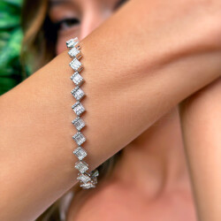 3.22 ct.Diamond Bracelet - 1