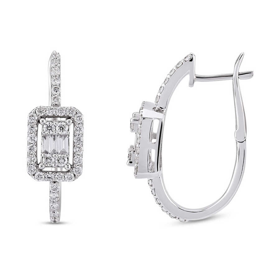 1.01 ct.Baguette Diamond Earring - 1