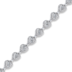 3.24 ct.Baguette Diamond Bracelet - 2