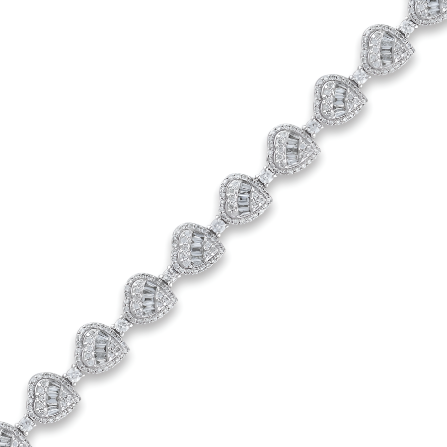3.24 ct.Baguette Diamond Bracelet - 2