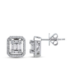 0.46 ct.Baguette Diamond Earrings - Zen Diamond