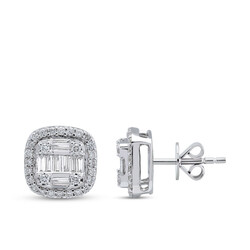 0.54 ct.Baguette Diamond Earring - Zen Diamond