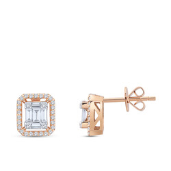 0.46 ct.Baguette Diamond Earring - Zen Diamond