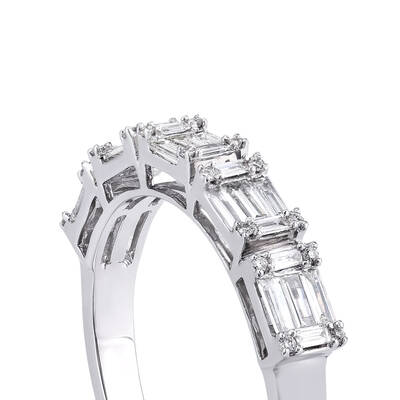 0.46 ct.Baguette Diamond Ring - 2