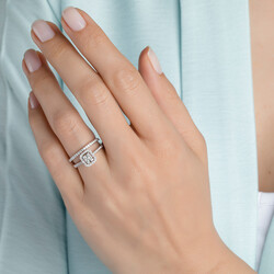 0.50 ct.Baguette Diamond Ring - 5