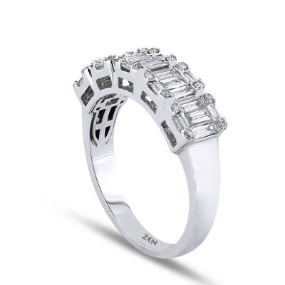 0.59 ct.Baguette Diamond Ring - 3