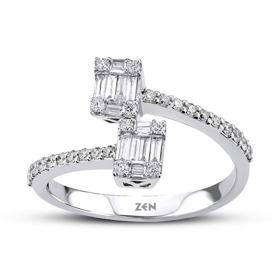 0.34 ct.Baguette Diamond Ring