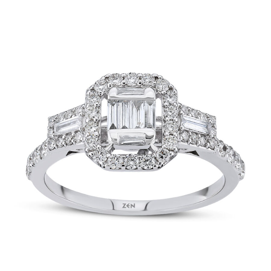 0.63 Carat Baguette Diamond Ring - 1