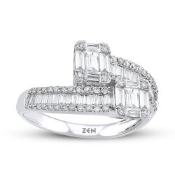 0.79 Carat Baguette Diamond Ring - 1