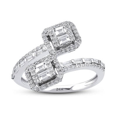 0.62 ct.Baguette Diamond Ring - 1