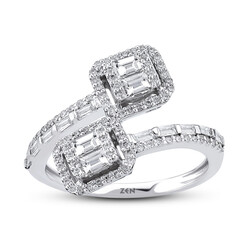 0.63 Carat Baguette Diamond Ring - 1