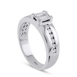 0.44 ct.Baguette Diamond Ring - 3