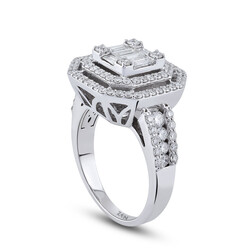 1.30 ct.Baguette Diamond Ring - 3