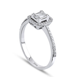 0.24 ct.Baguette Diamond Ring - 4