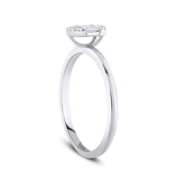 0.12 ct.Baguette Diamond Ring - 3